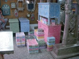 Bone and MOP inlay work factory pictures