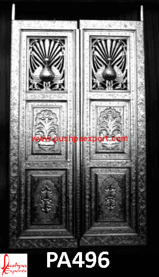 Silver Carved Doors